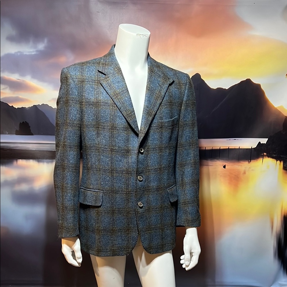 Elegant Blue English Field Shooting Jaket